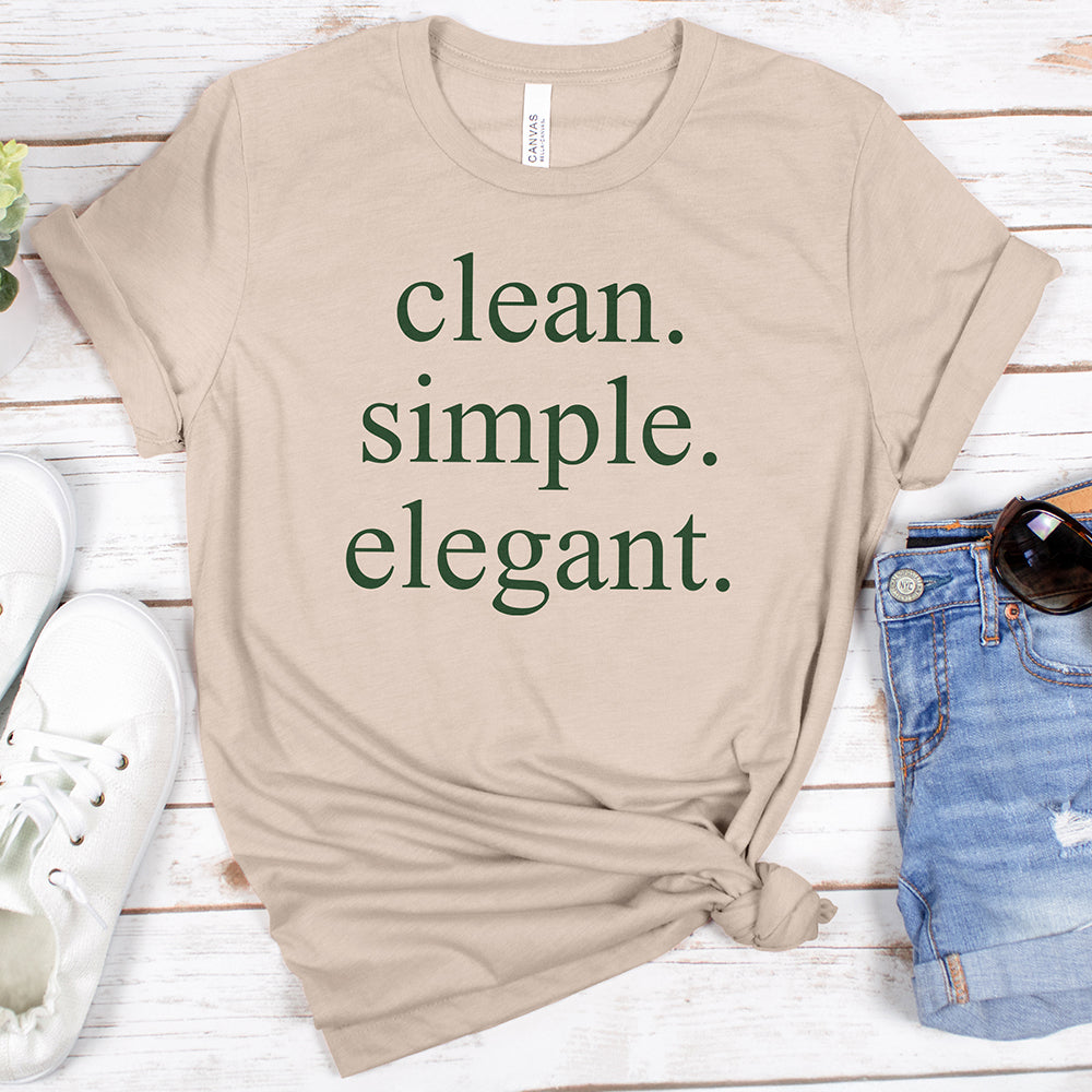 Clean Simple Elegant Tee