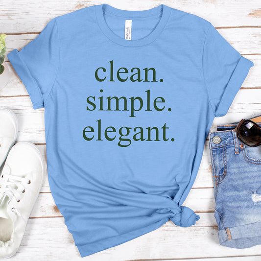 Clean Simple Elegant Tee